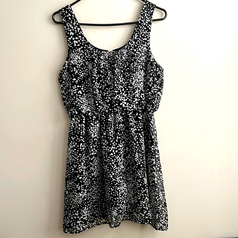 Black mini dress size S